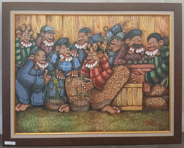 Bird Market Painting - Sigit Handari - Year 2021