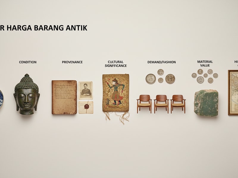 7 Faktor yang Mempengaruhi Harga Barang Antik di Pasar Kolektor