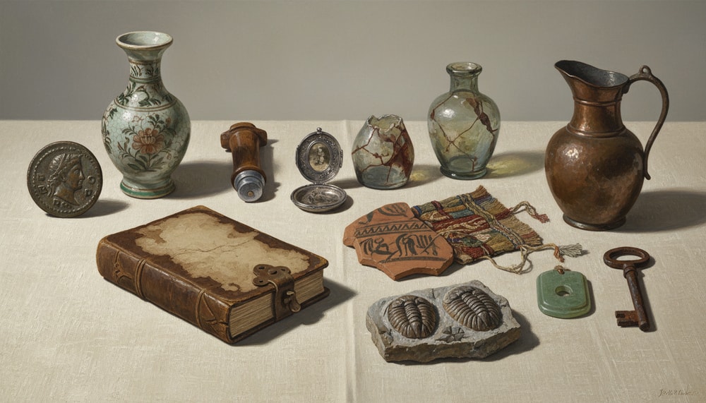 Viewing the Time Attached to Antique Items
